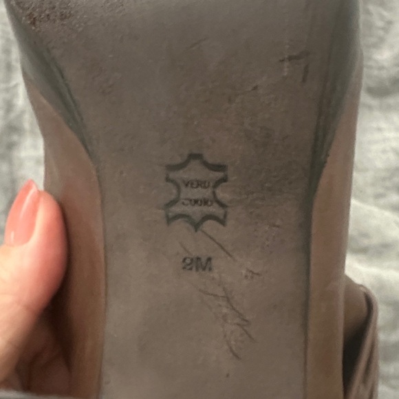 Via Spiga Brown High Heel Ankle Boots - Picture 3 of 5